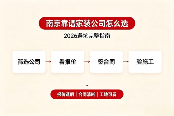 南京装修公司怎么选？2026 本土靠谱家装公司推荐与避坑完整指南